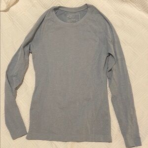 Figs Seamless Light Blue Underscrub Shirt